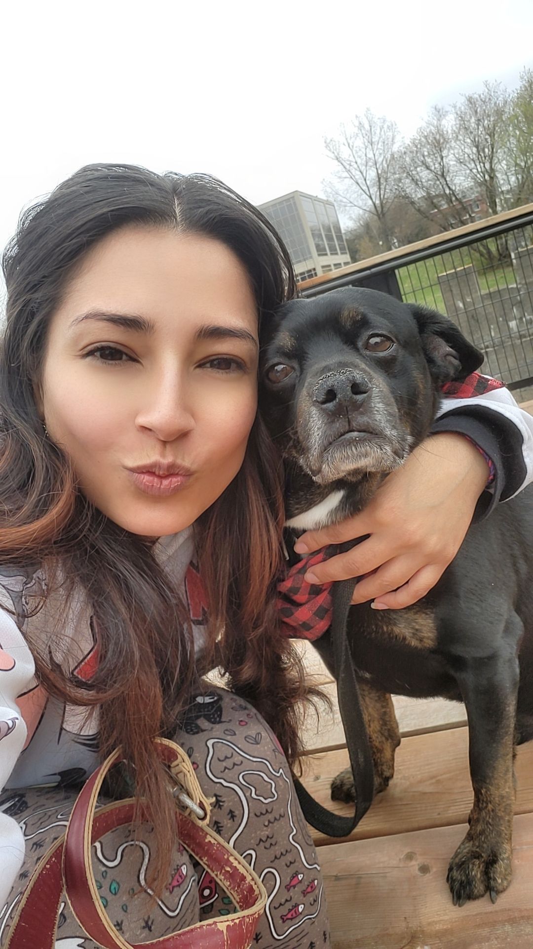 steph and ace huging